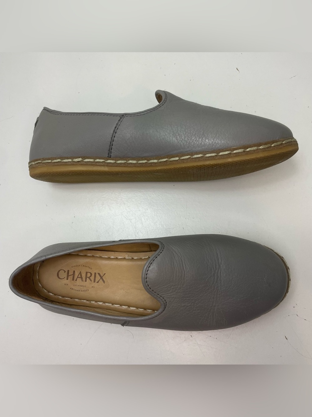 Charix Turkish Leather Loafers Coastal Minimalist Women Size 35/5 Comfort Shoes
